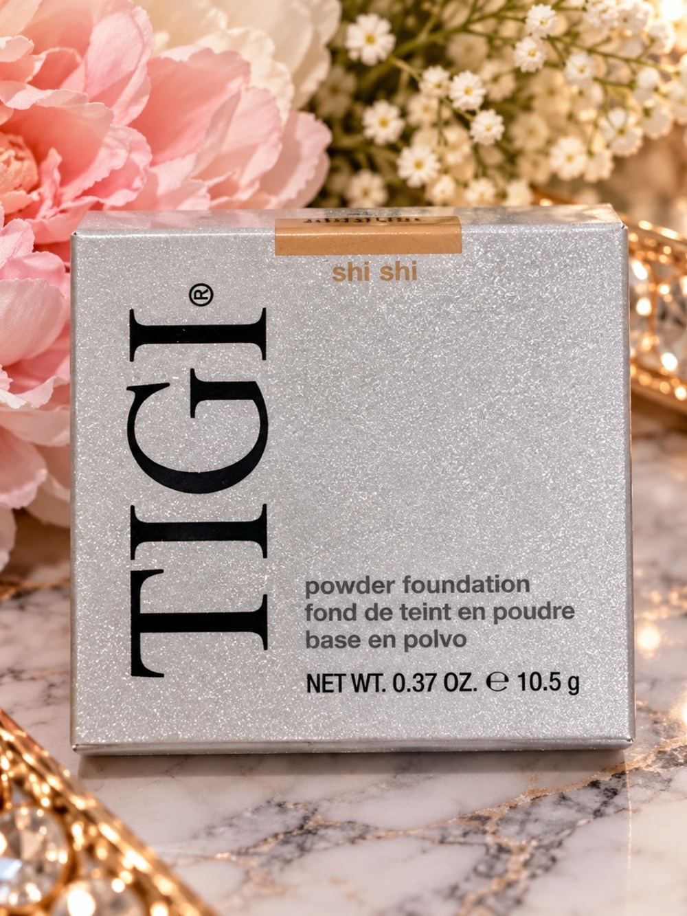TIGI Cosmetics Powder Foundation Shi Shi 0.37 oz NIB Discontinued